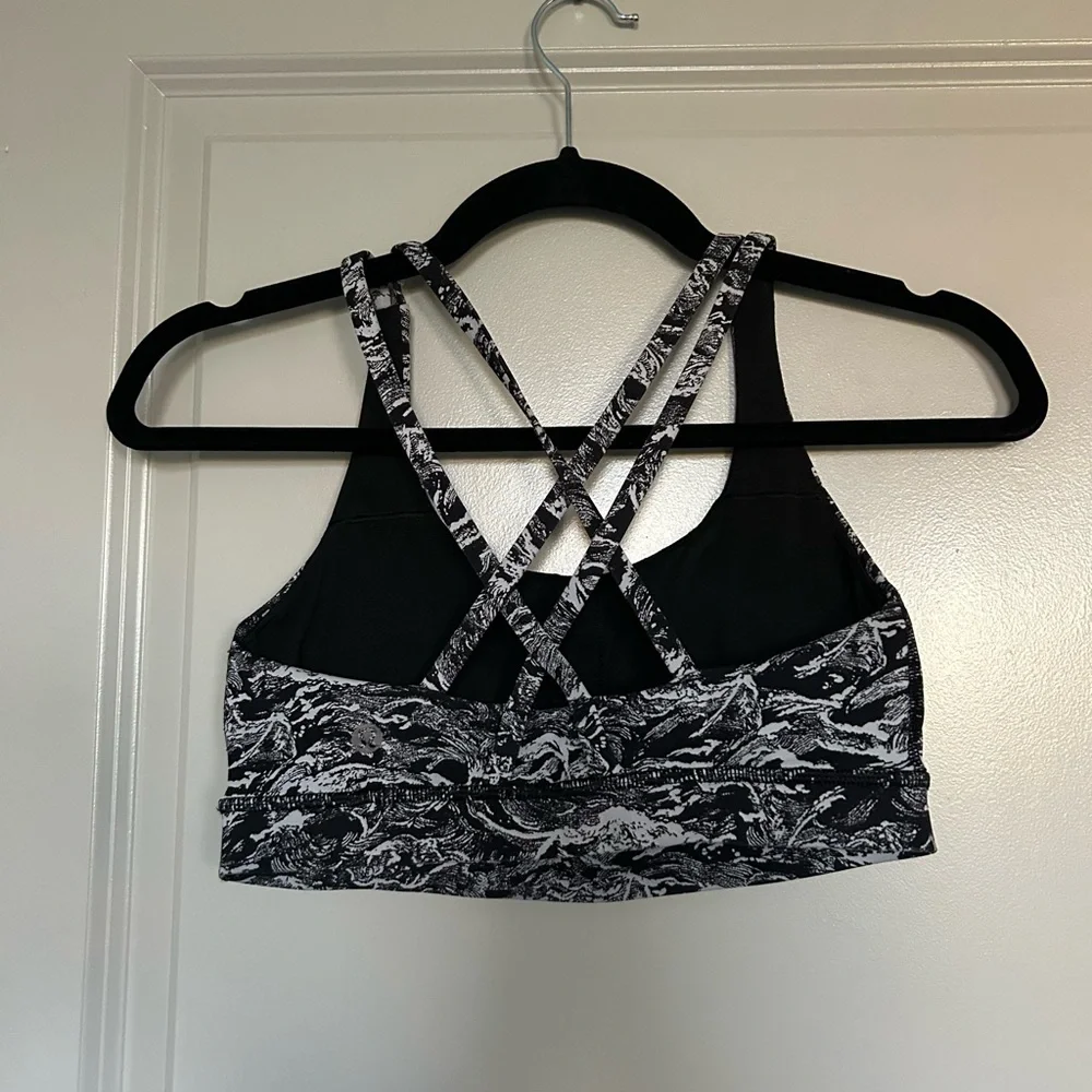 Lululemon Athletica Marble Pattern Sports Bra - Picture 2 of 4